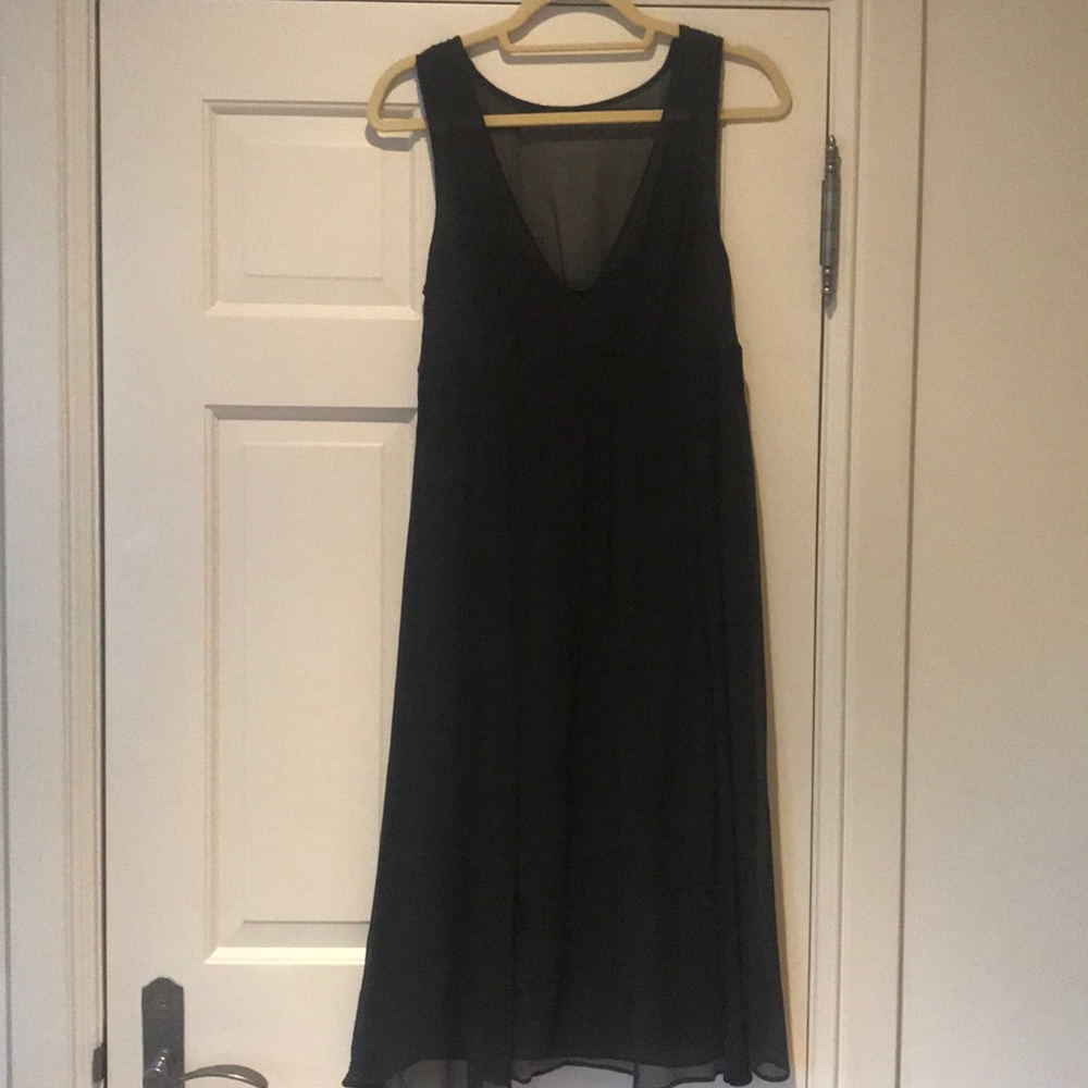 BANANA REPUBLIC Black linen dress